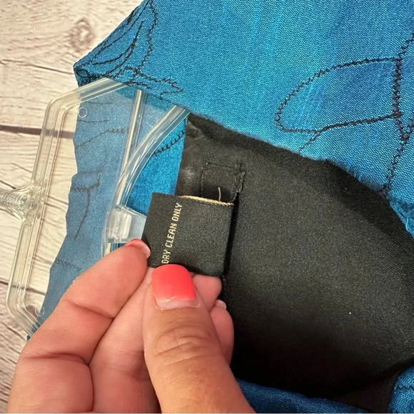 Vintage NYPL blazer jacket applique and embroidered floral design sz small - Picture 7 of 8